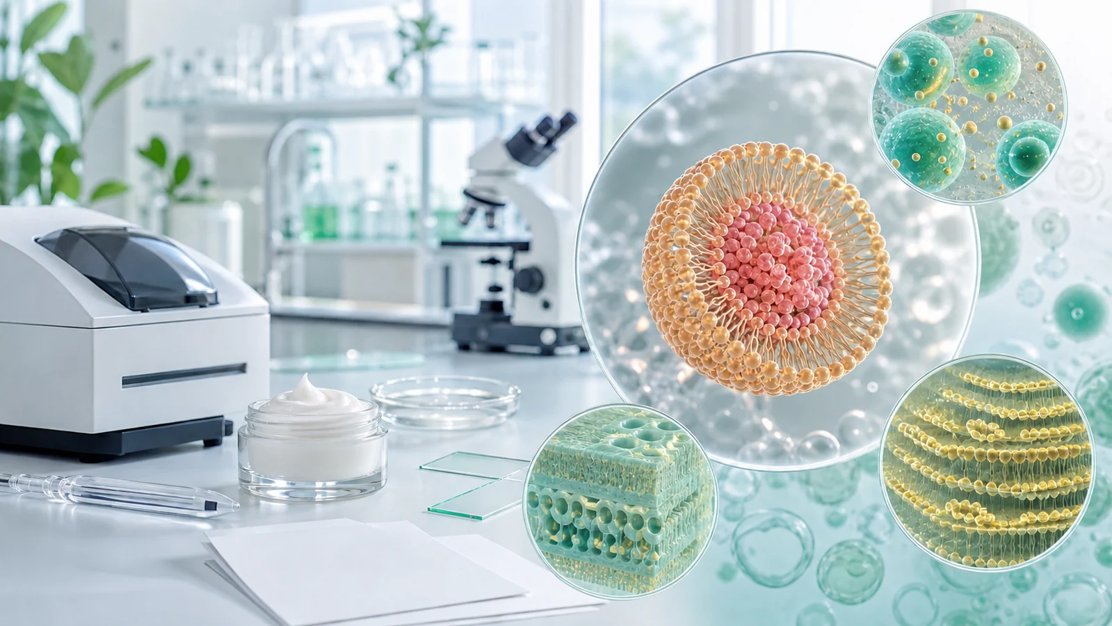 Cosmetic formulation materials, interface structure and rheology validation framework